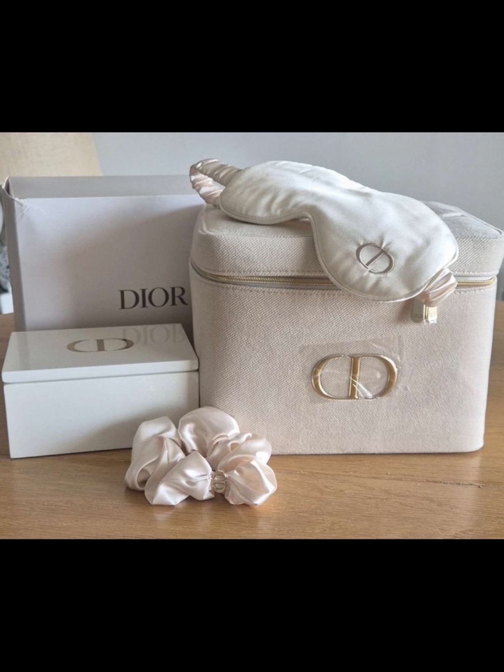 Dior Cream Vanity Case